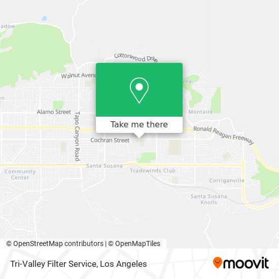Mapa de Tri-Valley Filter Service
