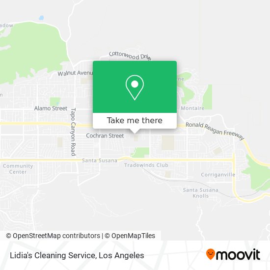 Lidia's Cleaning Service map