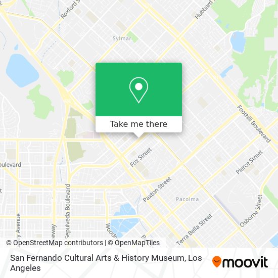 San Fernando Cultural Arts & History Museum map