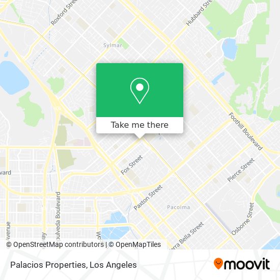 Palacios Properties map