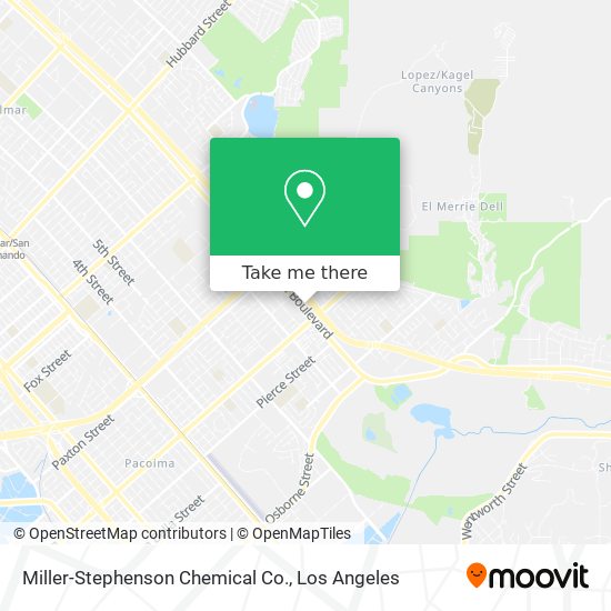 Mapa de Miller-Stephenson Chemical Co.