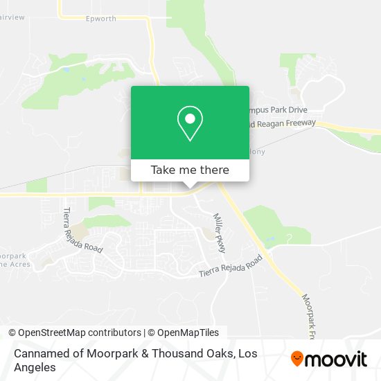 Cannamed of Moorpark & Thousand Oaks map