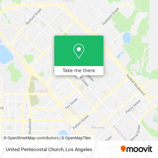 United Pentecostal Church map