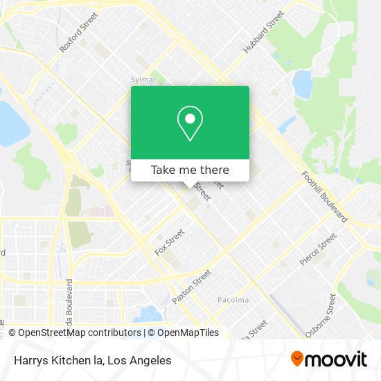 Harrys Kitchen la map