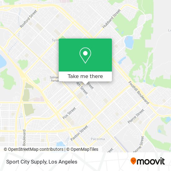 Sport City Supply map