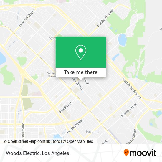 Woods Electric map