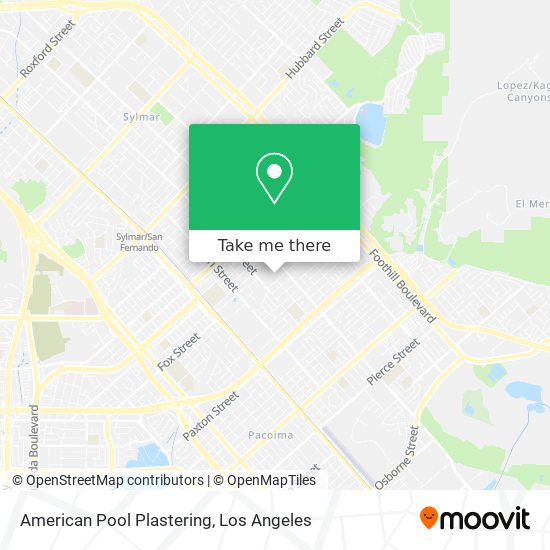 American Pool Plastering map