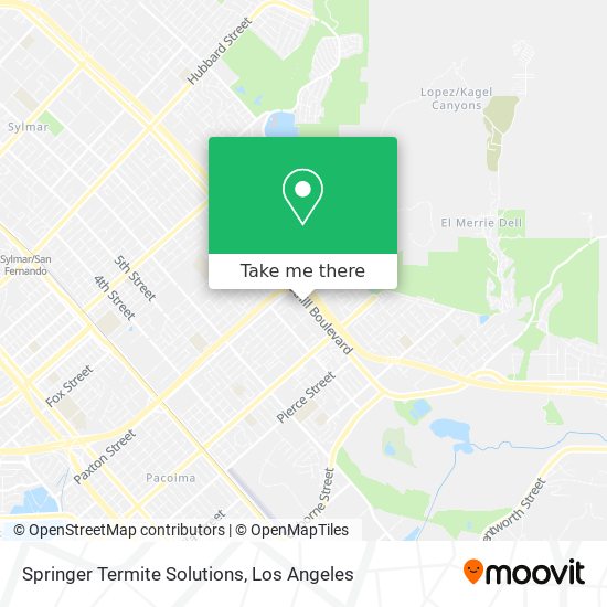 Springer Termite Solutions map