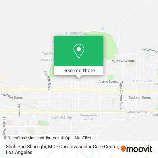 Shahrzad Shareghi, MD - Cardiovascular Care Center map