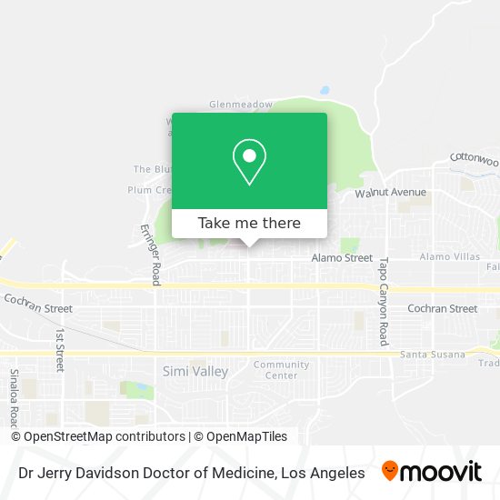 Dr Jerry Davidson Doctor of Medicine map