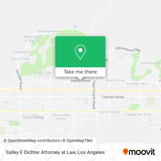 Salley E Dichter Attorney at Law map