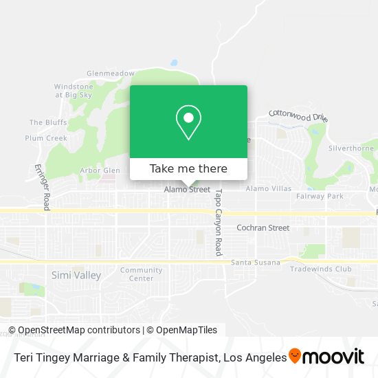 Teri Tingey Marriage & Family Therapist map