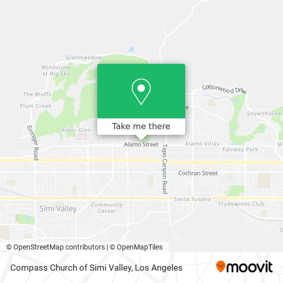 Compass Church of Simi Valley map