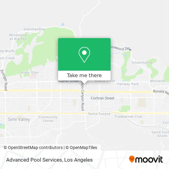 Advanced Pool Services map