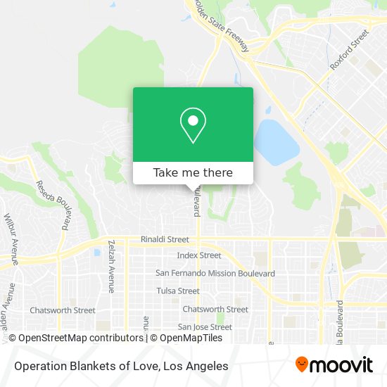 Mapa de Operation Blankets of Love