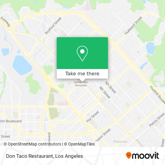 Mapa de Don Taco Restaurant