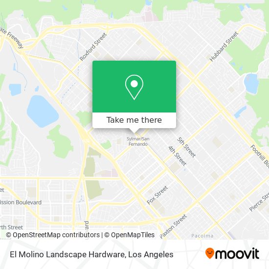 Mapa de El Molino Landscape Hardware