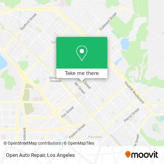 Open Auto Repair map