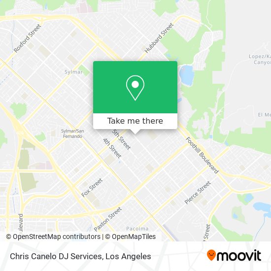 Mapa de Chris Canelo DJ Services
