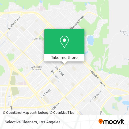 Selective Cleaners map