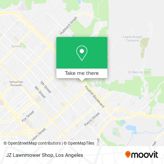 JZ Lawnmower Shop map