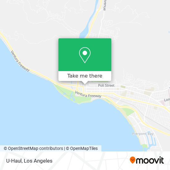 U-Haul map