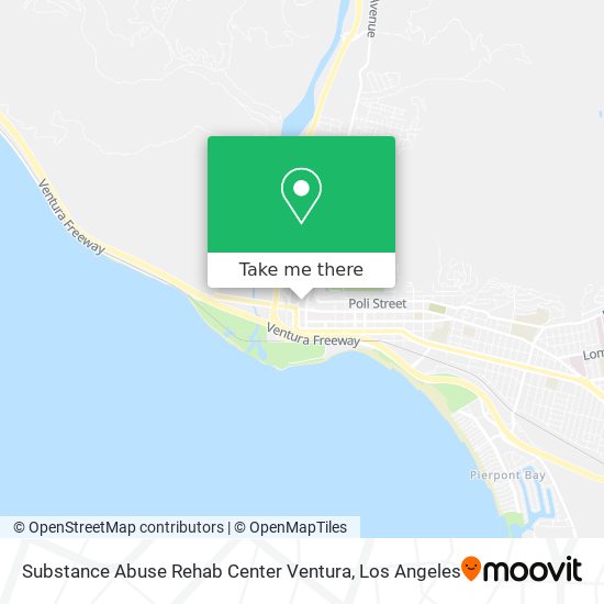 Substance Abuse Rehab Center Ventura map