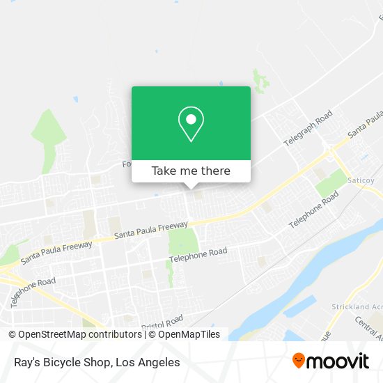 Ray's Bicycle Shop map