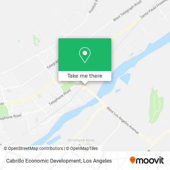 Cabrillo Economic Development map