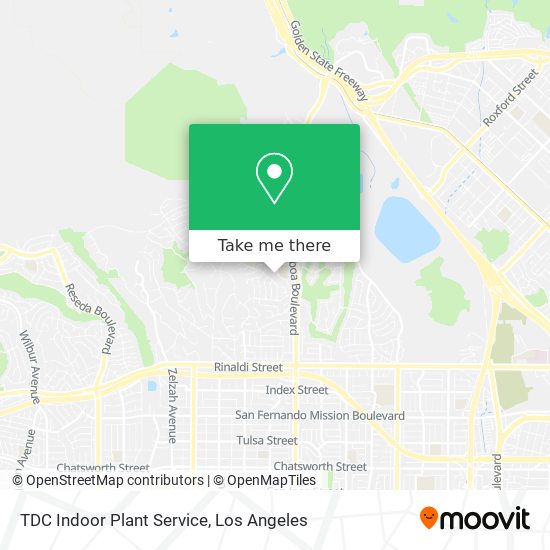 Mapa de TDC Indoor Plant Service