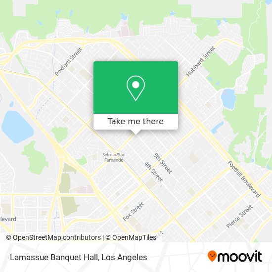 Mapa de Lamassue Banquet Hall