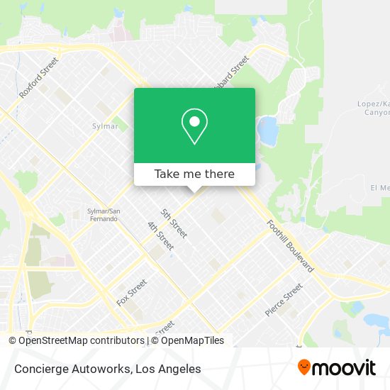 Concierge Autoworks map