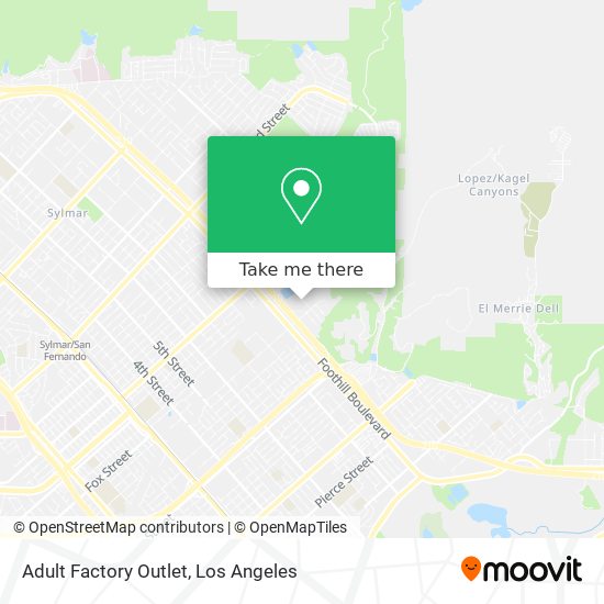 Adult Factory Outlet map