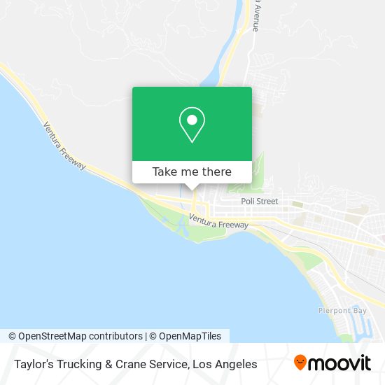 Taylor's Trucking & Crane Service map