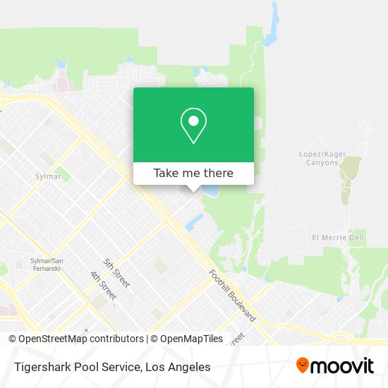 Tigershark Pool Service map