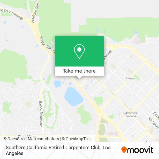 Southern California Retired Carpenters Club map