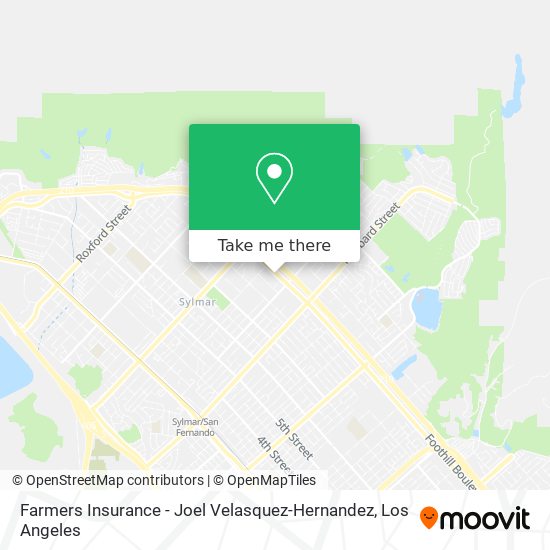 Mapa de Farmers Insurance - Joel Velasquez-Hernandez