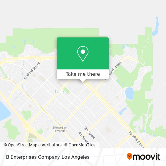 B Enterprises Company map