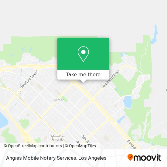 Angies Mobile Notary Services map