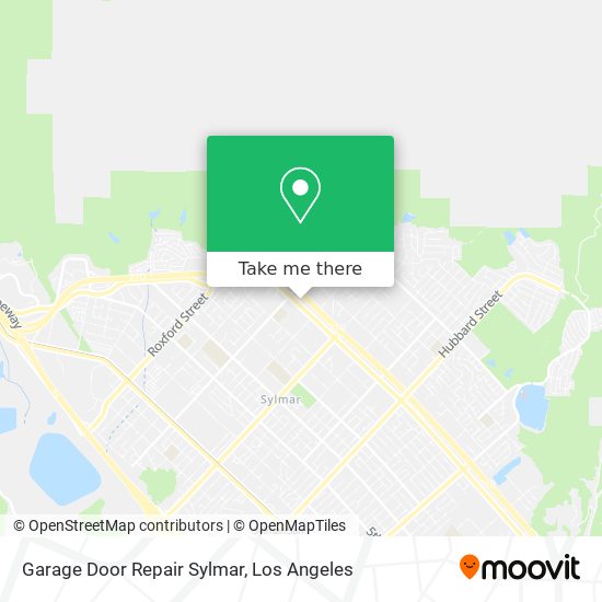 Mapa de Garage Door Repair Sylmar