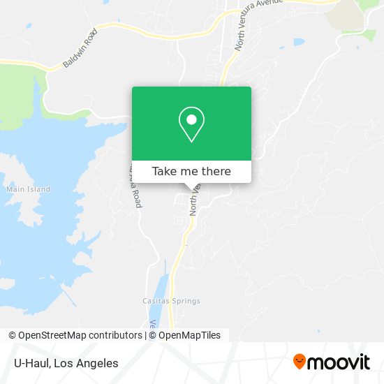 U-Haul map