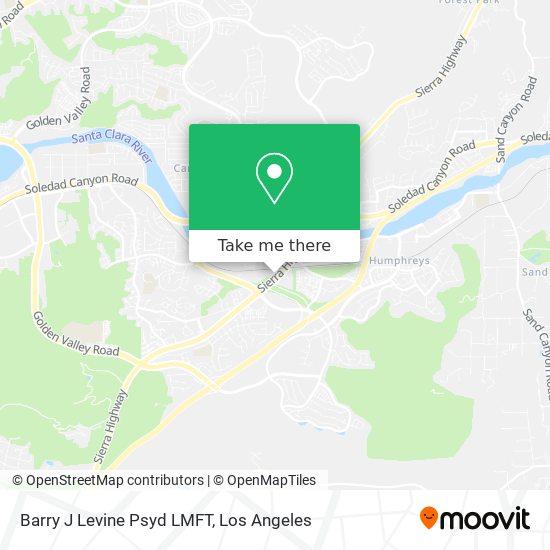 Barry J Levine Psyd LMFT map