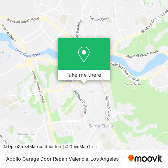 Mapa de Apollo Garage Door Repair Valencia
