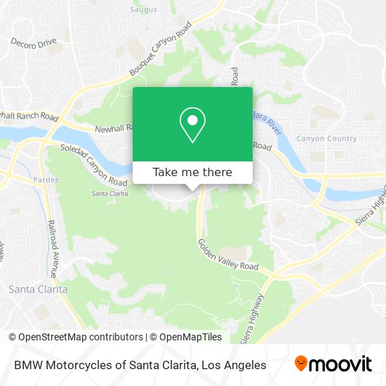 Mapa de BMW Motorcycles of Santa Clarita