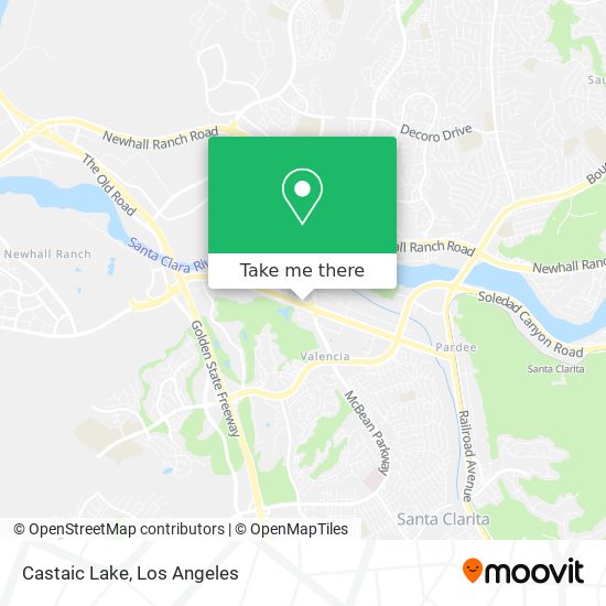 Castaic Lake map