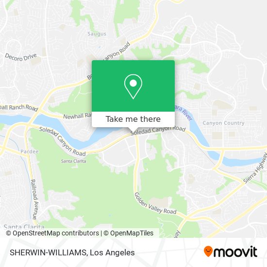 SHERWIN-WILLIAMS map