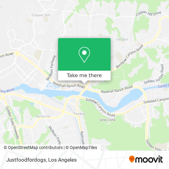 Justfoodfordogs map