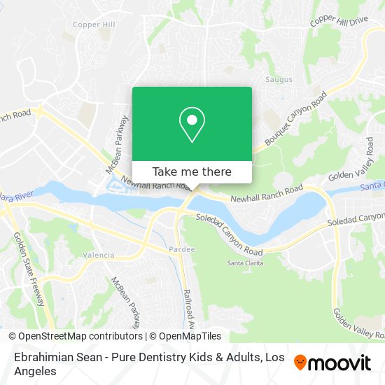 Ebrahimian Sean - Pure Dentistry Kids & Adults map