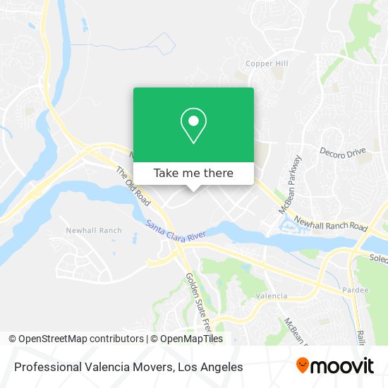 Professional Valencia Movers map