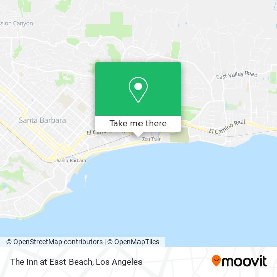 The Inn at East Beach map